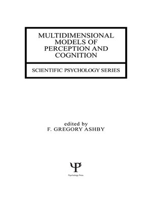 cover image of Multidimensional Models of Perception and Cognition